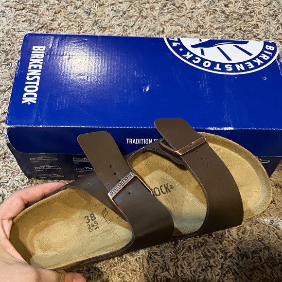 Birkenstock Dark Brown Sandals - Picture 1 of 4